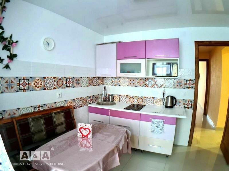 Cama en dormitorio compartido 2 dormitorios Apartments AlloTagil on Chernoistochinskom highway, bld. 42