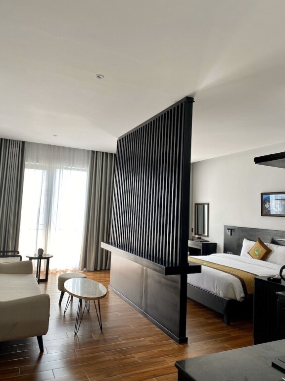 Habitación Premium con balcón y con vista al océano Ly Son Pearl Island Hotel & Resort