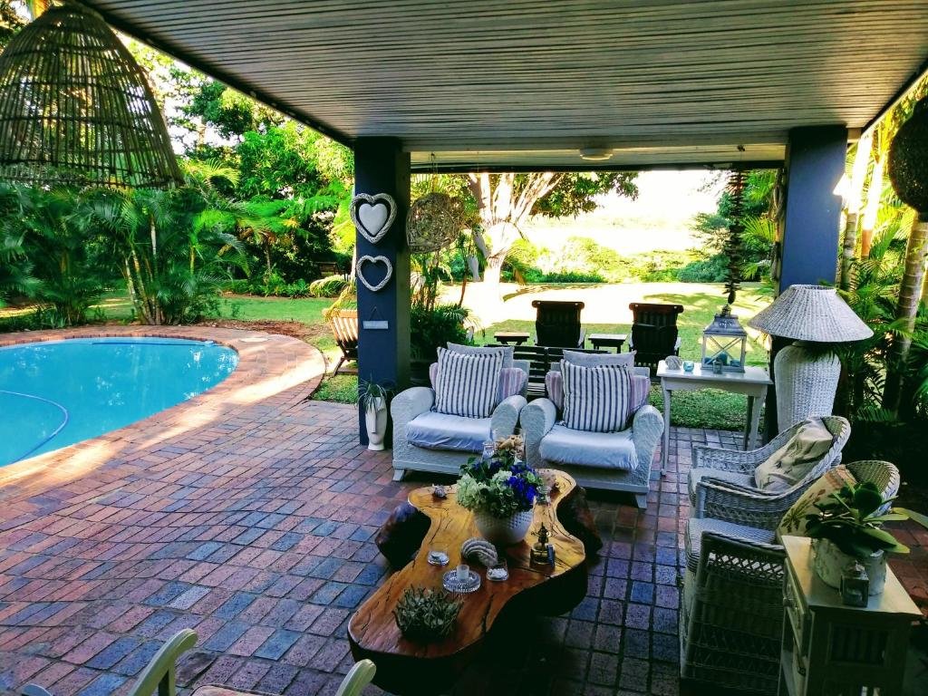 Camera doppia Luxury con vista sul lago St Lucia Kingfisher Lodge