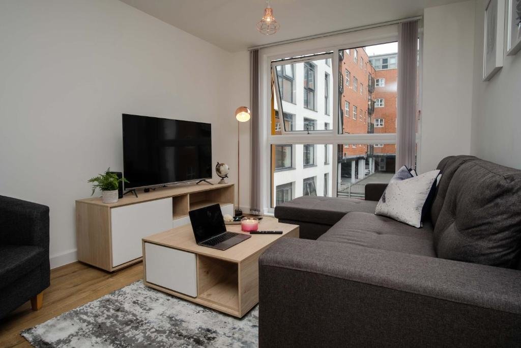 Номер Deluxe Onyx O2 Arena Brindley Place Broad Street Large Spacious Apartment