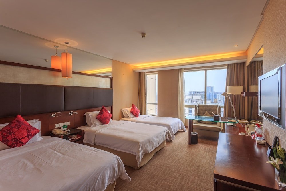 Standard triple chambre Changsha Xiaoxiang Huatian Hotel