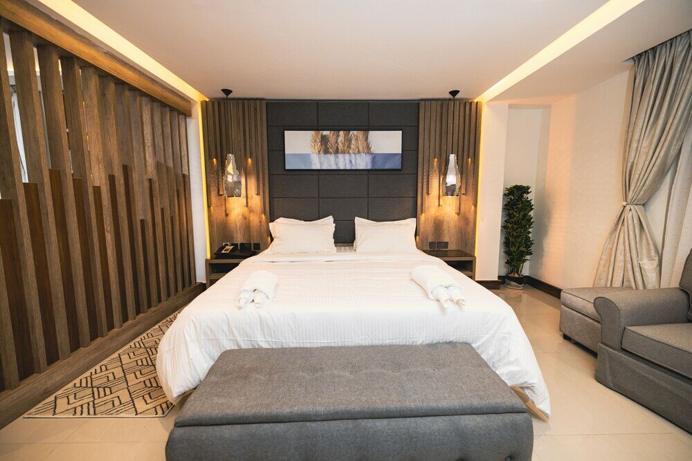 Executive Einzel Zimmer 1 Schlafzimmer mit Hafenblick Villa Marina Apartment