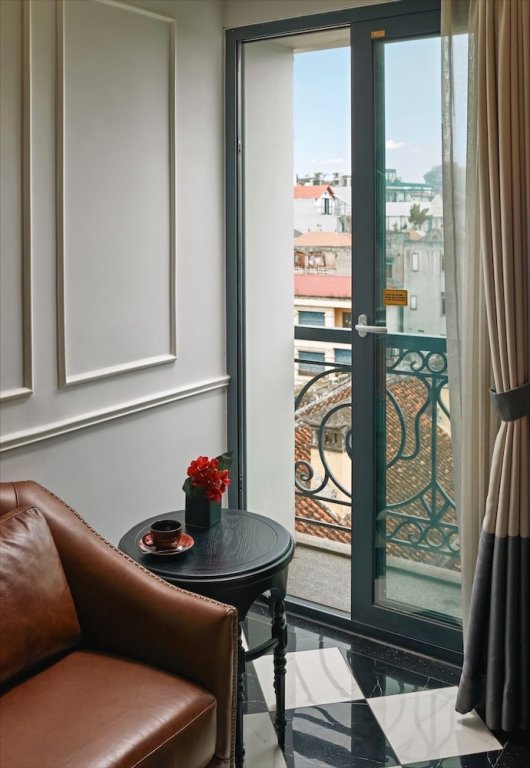 Habitación doble De lujo con balcón Aira Boutique Hanoi Hotel & Spa
