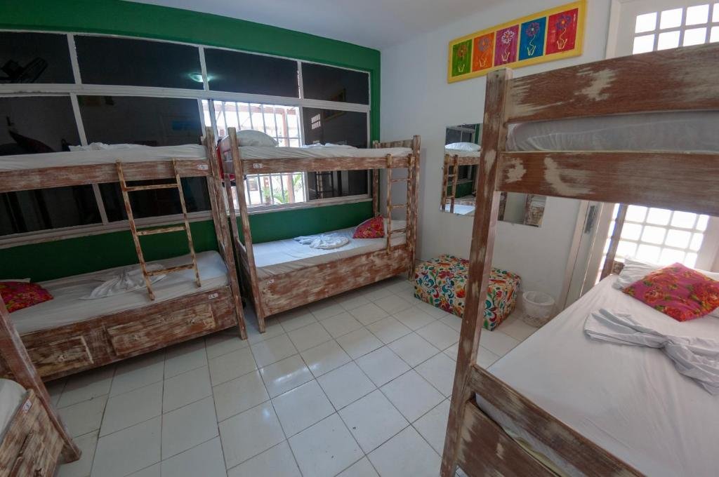 Кровать в общем номере Hostel Barra