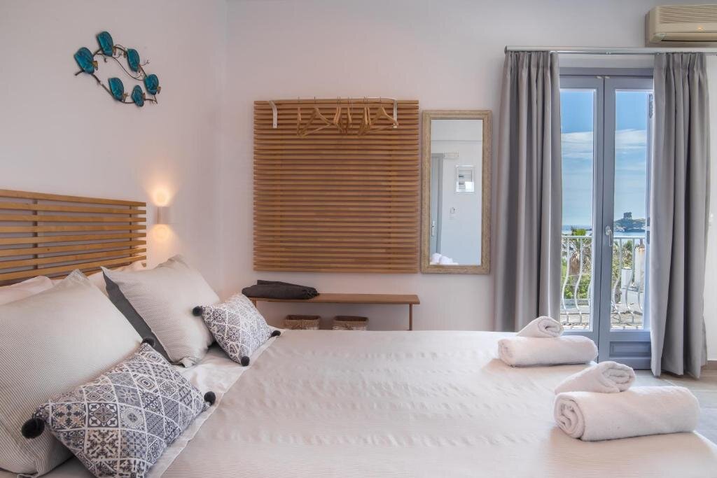Habitación doble De lujo con vista al mar Andros Blue