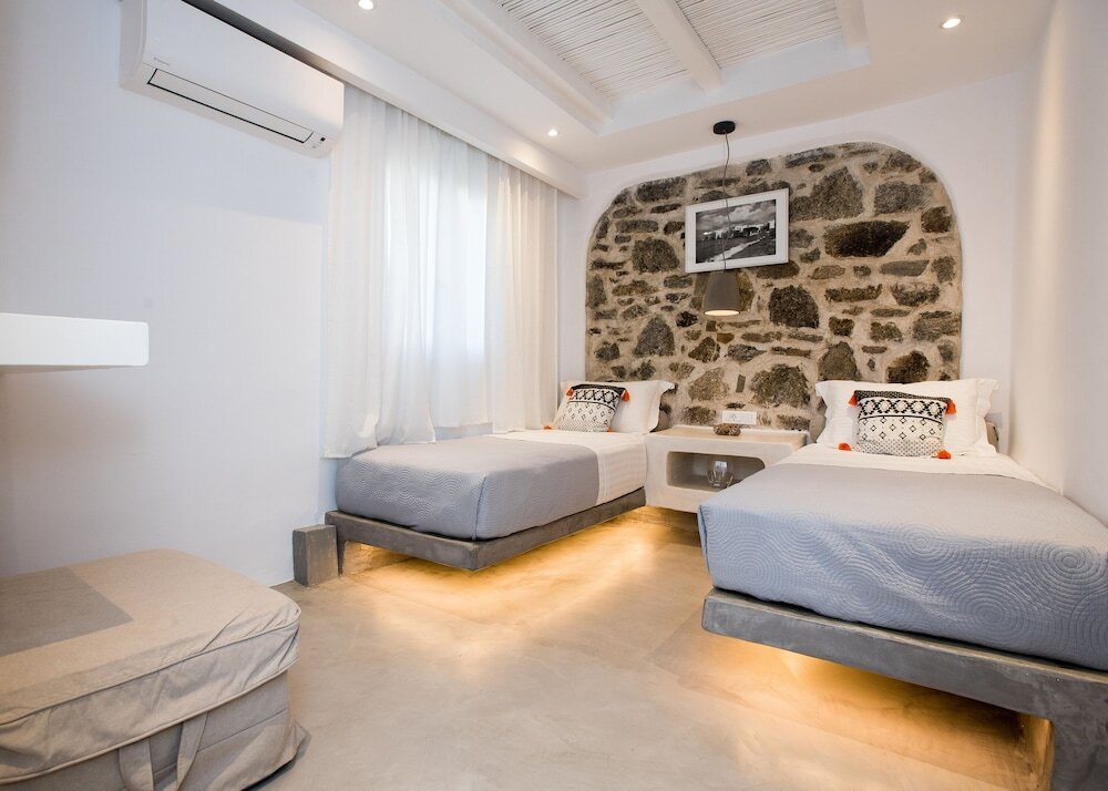 Deluxe appartement 2 chambres Vue sur la ville Mykonos Village