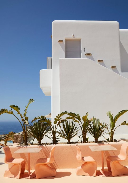 Habitación doble De lujo con balcón y con vista al mar Collini Suites & Villas Mykonos