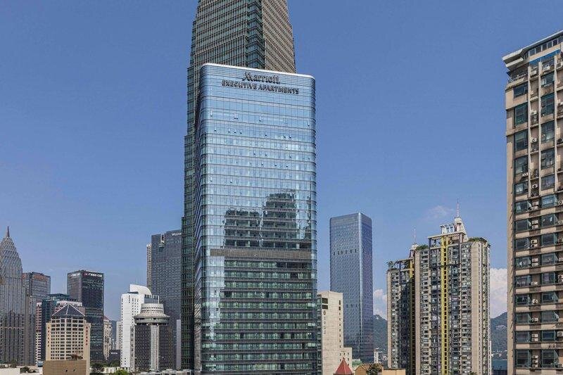 Четырёхместный семейный люкс Marriott Executive Apartments Chongqing