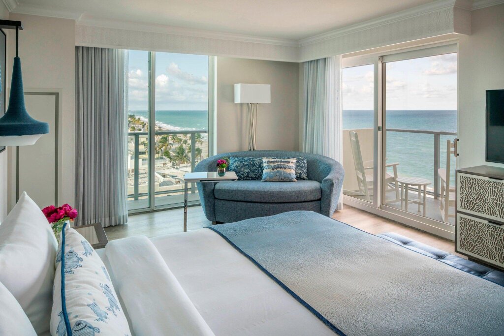 Camera doppia Standard con balcone e con vista Hollywood Beach Marriott