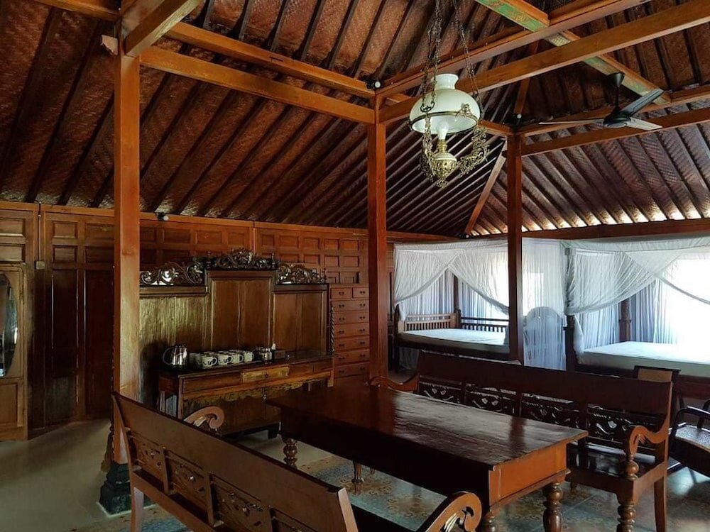 Кровать в общем номере с 6 комнатами Buana Ecofarm Ecolodge
