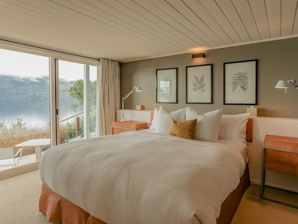 Suite 2 camere con vista sul lago Matakauri Lodge