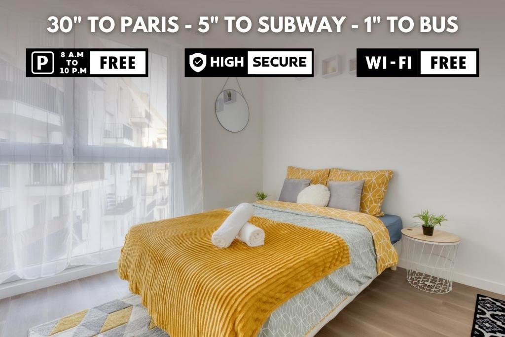 Apartamento Escapade parisienne à 25 minutes de la Tour Eiffel