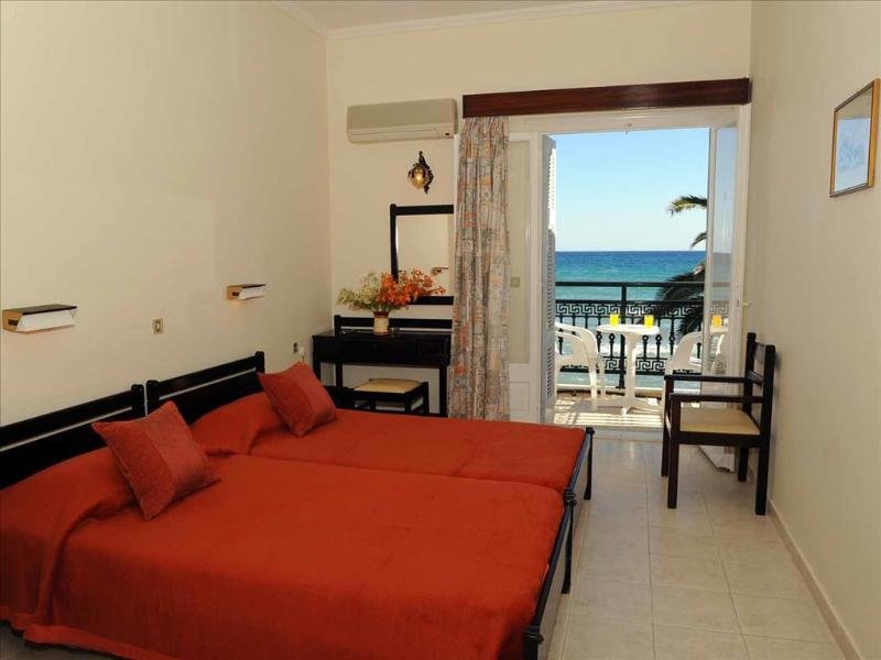 Standard Double room with balcony and with sea view Argassi Beach Hotel