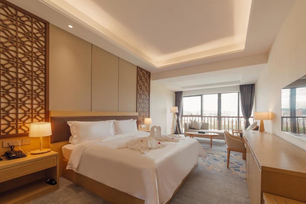Business Doppel Zimmer mit Flussblick White Swan Guest House Meizhou