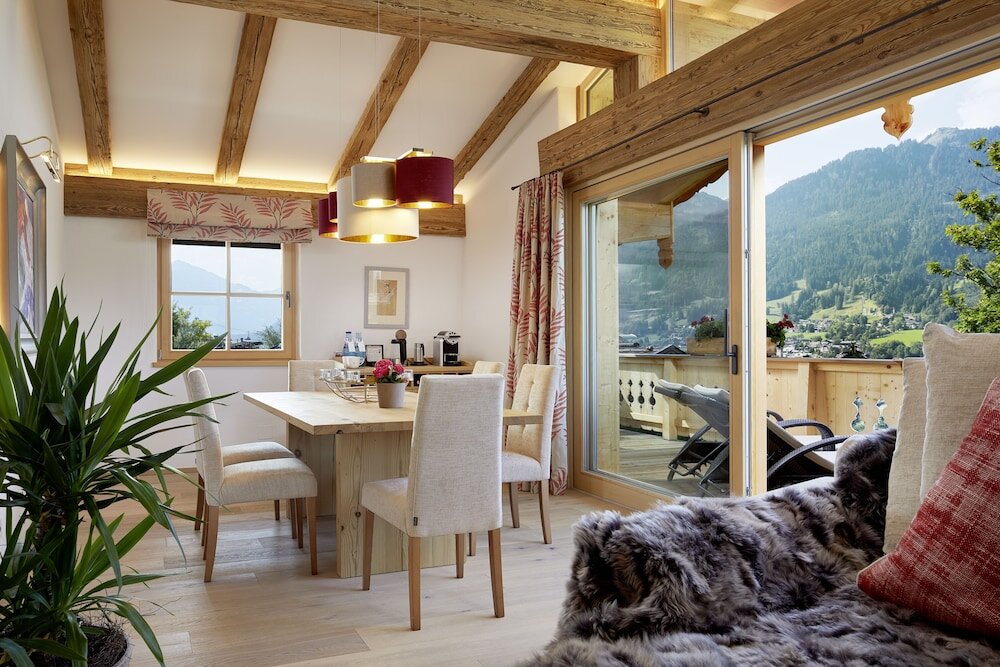 Шале Deluxe с 2 комнатами с видом на горы Tennerhof Luxury Chalets