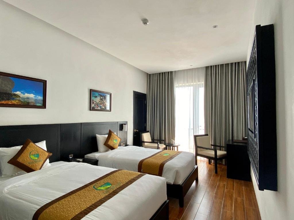 Habitación doble De lujo con vista al océano Ly Son Pearl Island Hotel & Resort