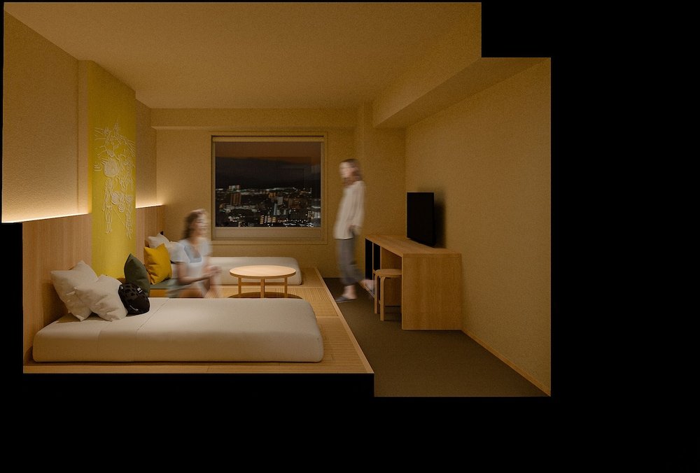 Номер Economy с 2 комнатами с видом на город OMO7 Kochi by Hoshino Resorts