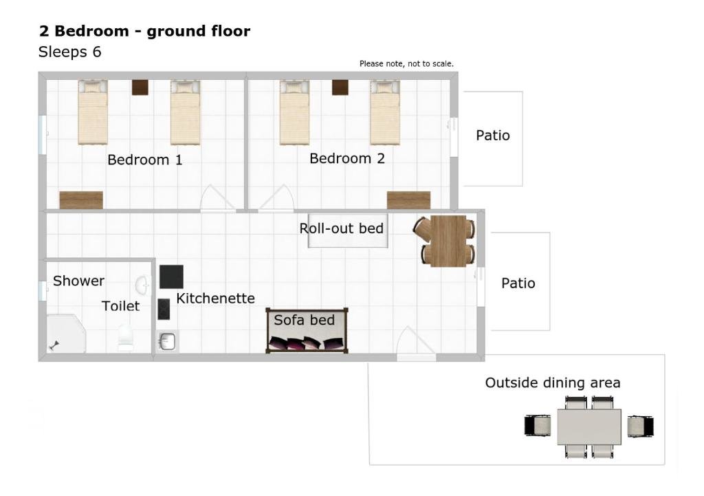 Appartement 2 chambres sous-sol Alexis Apartments