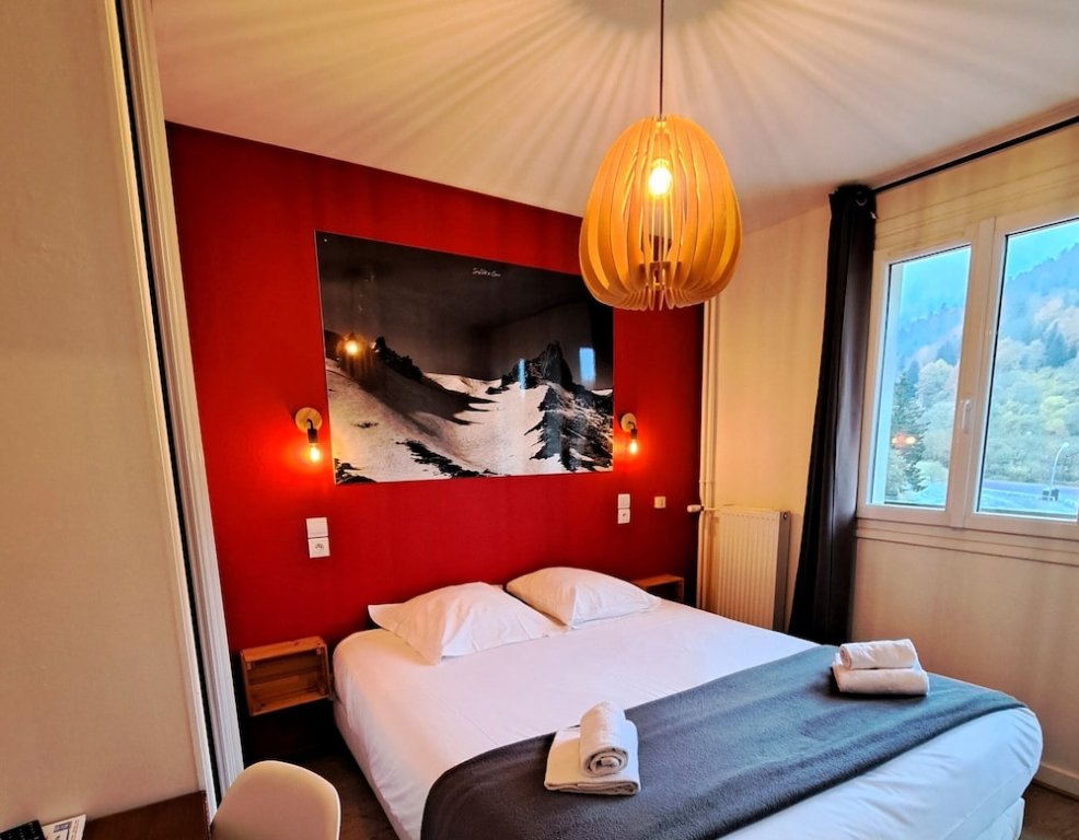 Komfort Doppel Zimmer mit Balkon und mit Bergblick Les Mouflons