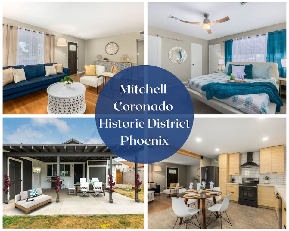 Коттедж Mitchell Coronado Historic District Phoenix 3 Bedroom Home by Redawning