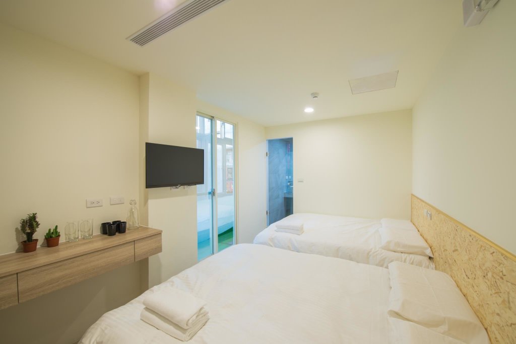 Bett im Wohnheim Hostel Jiizu