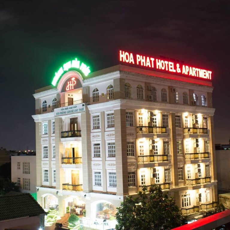 Кровать в общем номере Hoa Phat Hotel & Apartment