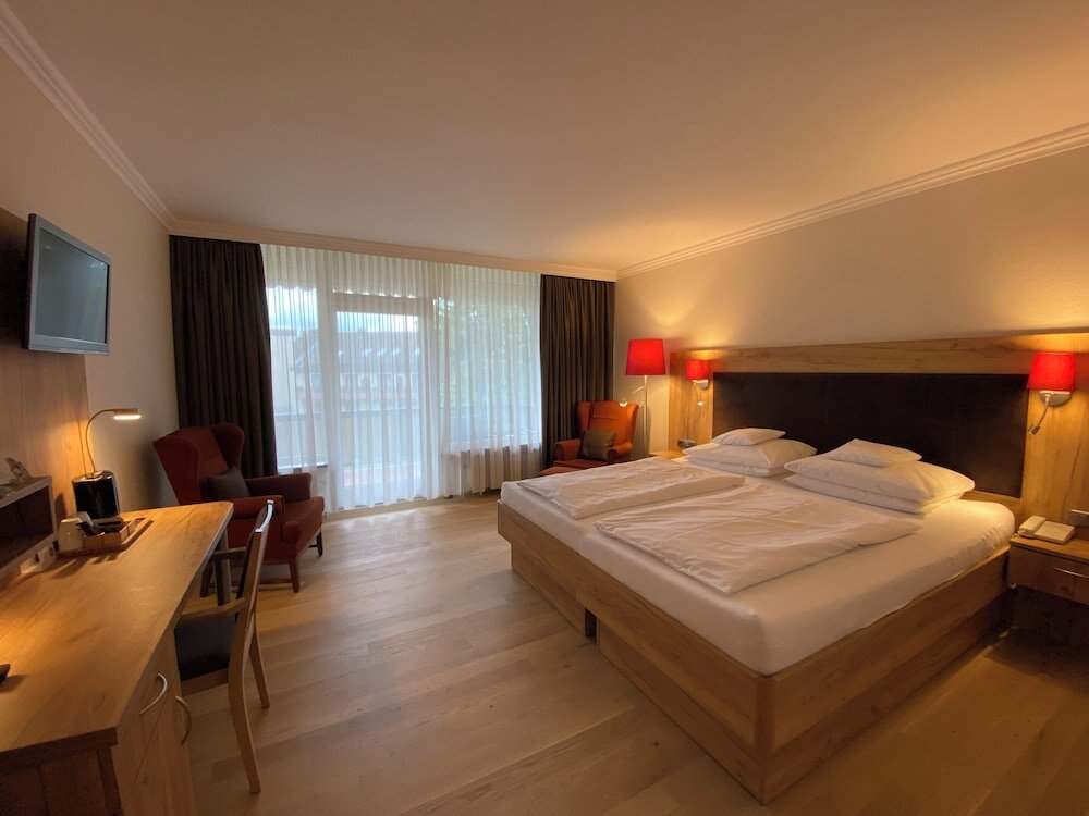 Confort double chambre avec balcon et Vue jardin Sonnenhügel Hotel & Restaurant