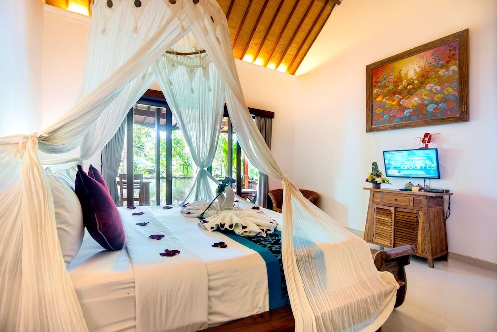 Supérieure double chambre 1 chambre avec balcon et Vue jardin Alam Dania Cottage