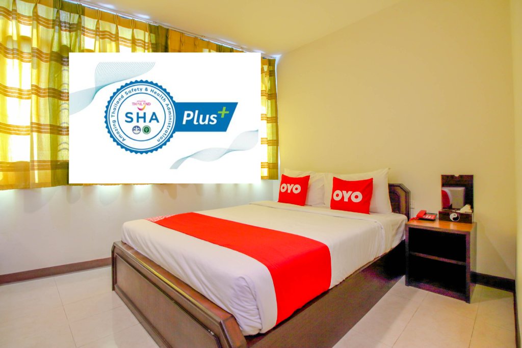 Кровать в общем номере Super OYO 484 Pannee Residence Khaosan Sha Plus