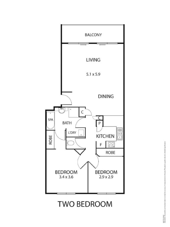 Апартаменты Executive с 2 комнатами с балконом Ringwood Royale