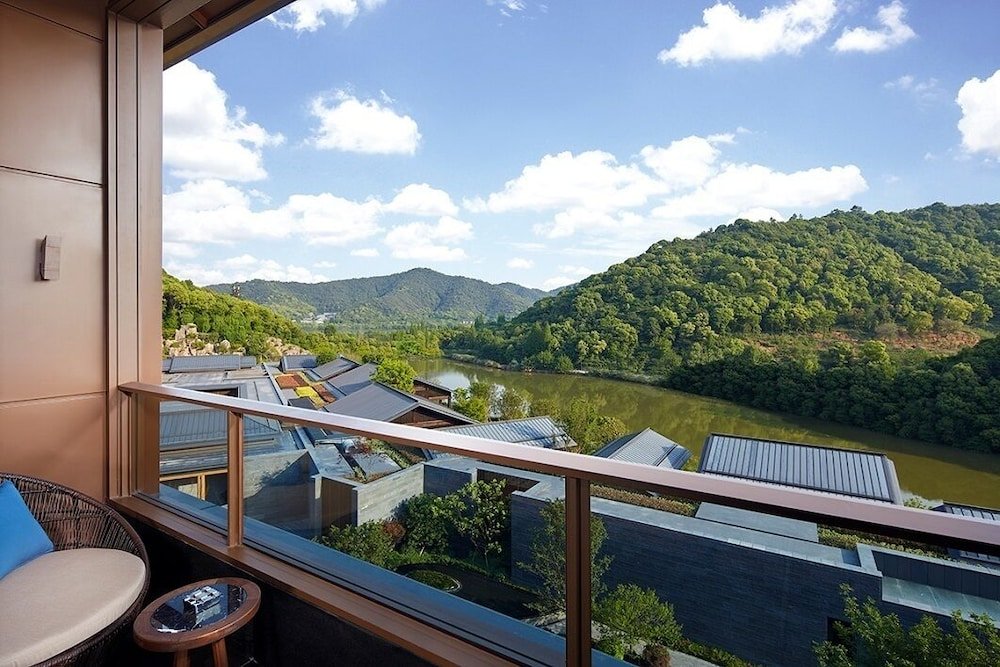 Habitación doble Estándar con balcón y con vista al lago Xianghu Xiaoyao Manor