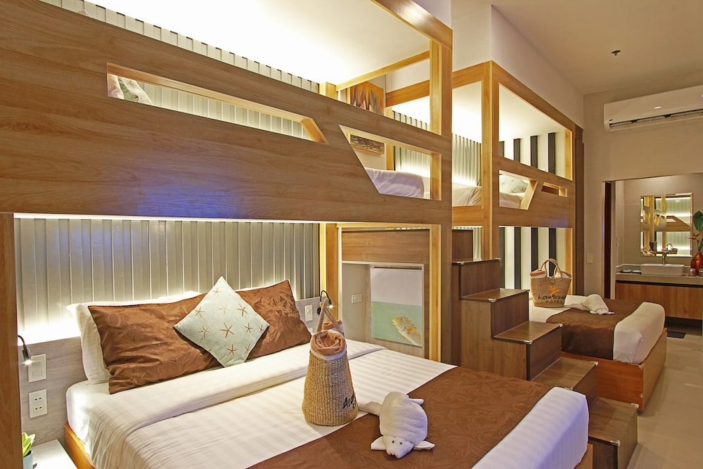 Standard Familie Zimmer 1 Schlafzimmer mit Gartenblick Aloha Boracay Hotel
