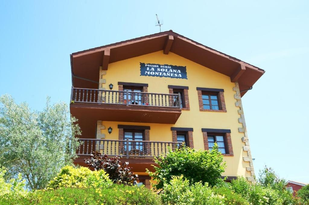 Standard double chambre avec balcon Posada Rural La Solana Montañesa