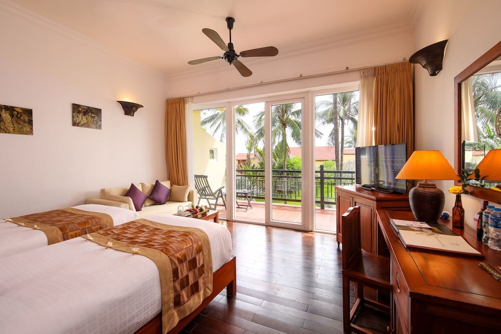 Supérieure double chambre avec balcon et Vue jardin Victoria Hoi An Beach Resort & Spa