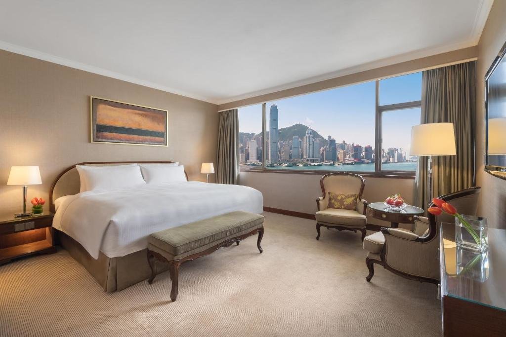 Habitación doble Estándar con vista al puerto Marco Polo Hongkong Hotel