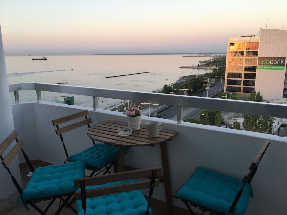 Апартаменты с 2 комнатами с балконом и с видом на море Panoramic Blue