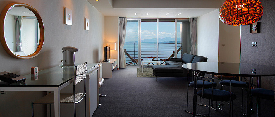 Люкс Deluxe Obama Onsen Private Spa Hotels <Orange Bay>