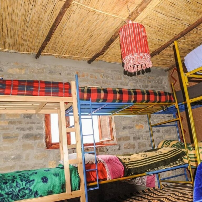 Кровать в общем номере Kasbah Hostel Traditionnele