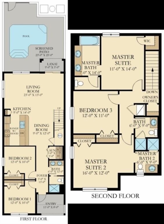 Standard room Storey Lake-5 Bedroom W/splashpool-1617s Townhouse by Redawning