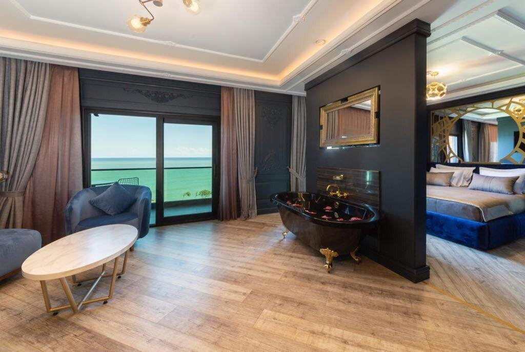 Двухместный люкс с видом на море MAVİ MARİN BOUTIQUE HOTEL