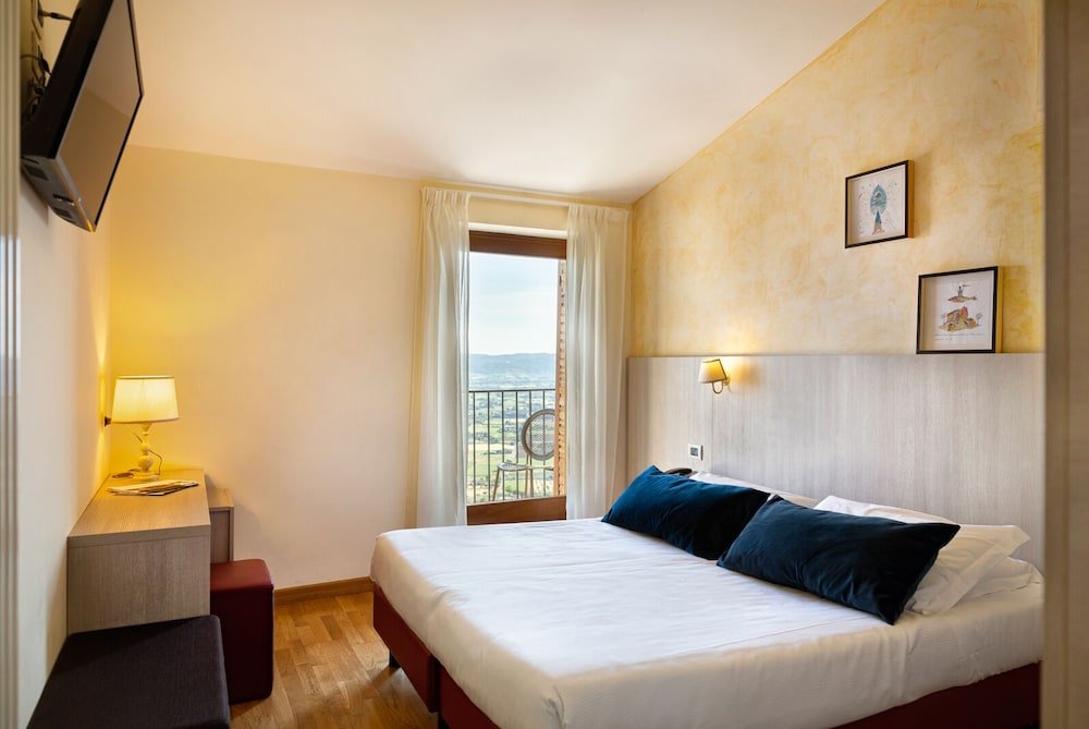 Supérieure quadruple chambre Hotel Posta Panoramic Assisi