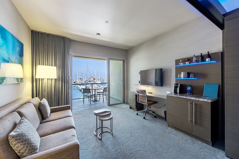 Двухместный номер Deluxe с балконом и с видом на океан Shade Hotel Redondo Beach