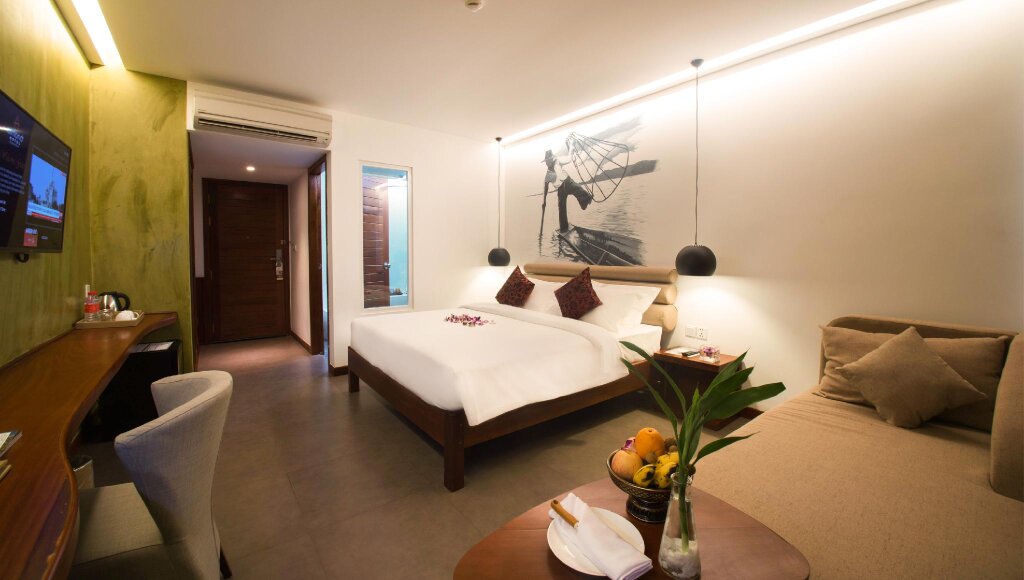 Deluxe Doppel Zimmer mit Stadtblick Almond Hotel Bassac River