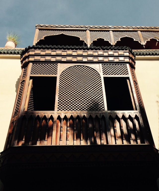 Люкс с красивым видом из окна Riad Monika