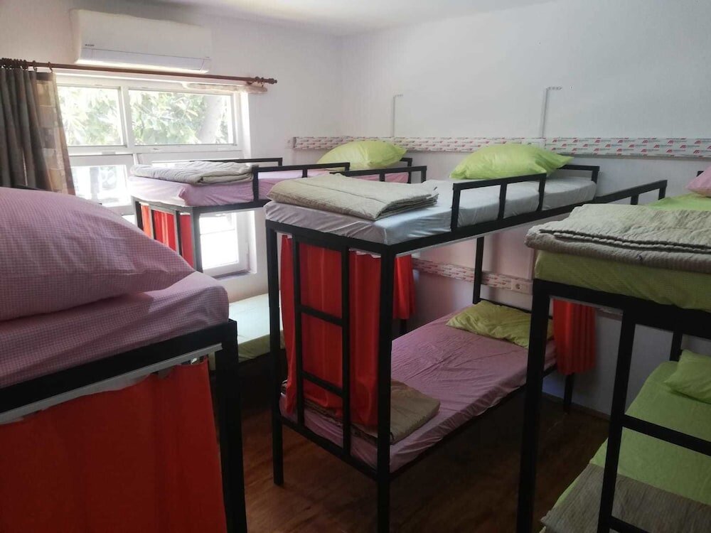 Кровать в общем номере Turunç Hostel