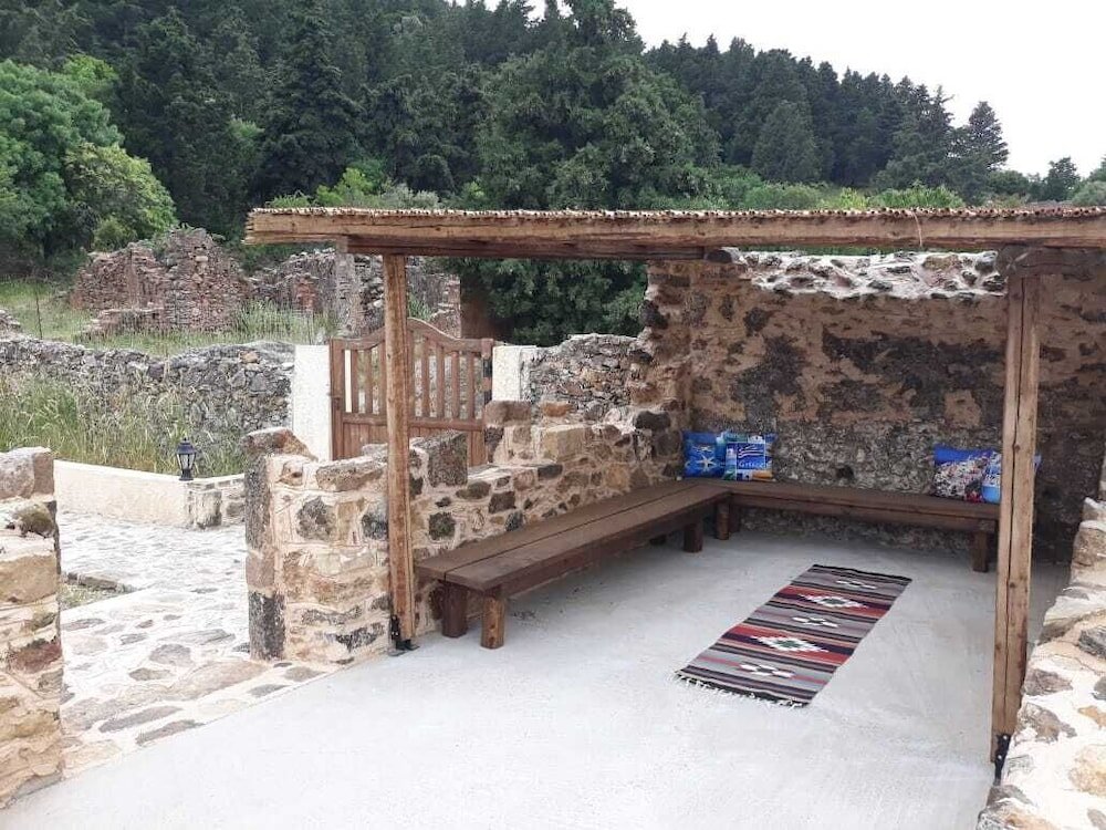 Студия Deluxe Chaihoutes stone villa into Olive farm in Zia