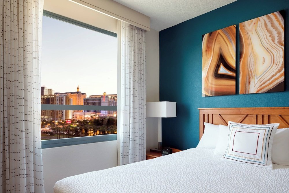 Люкс c 1 комнатой с видом на город Residence Inn by Marriott Las Vegas Hughes Center