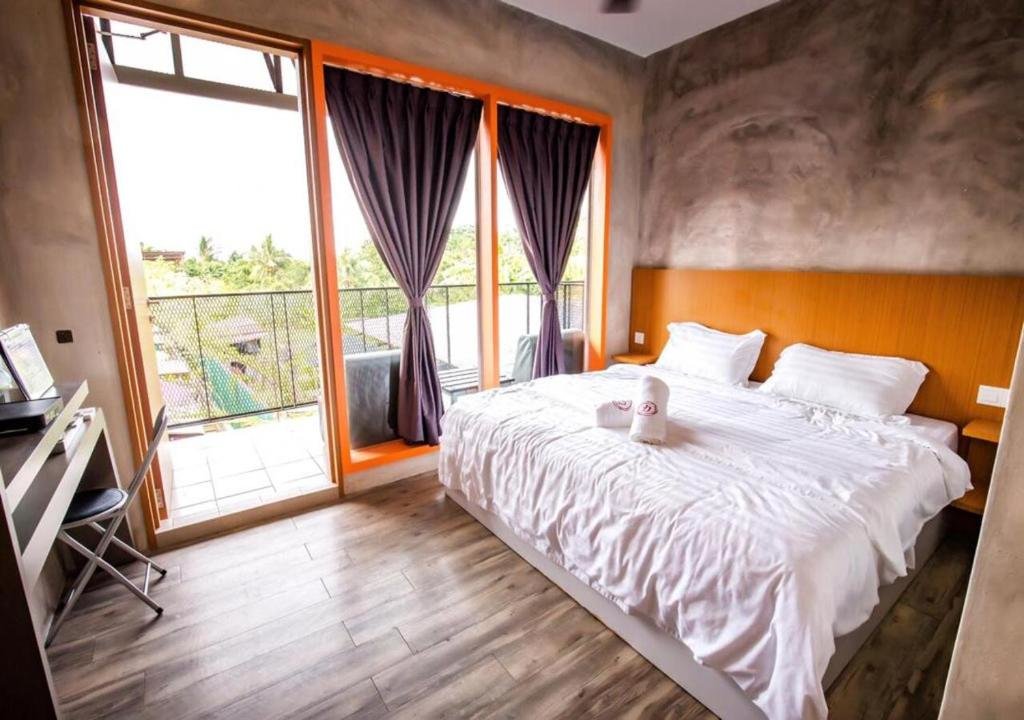 Deluxe Double room with balcony Rick Resort Teluk Intan