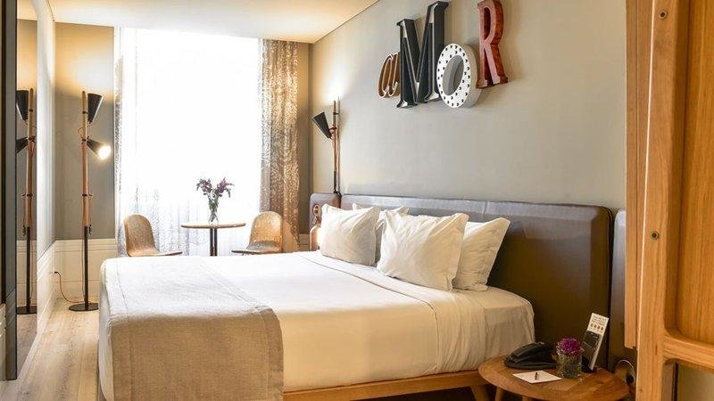 Кровать в общем номере My Story Hotel Rossio