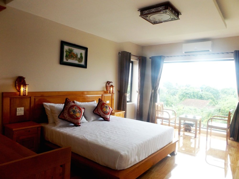 Deluxe Doppel Zimmer mit Balkon und mit Bergblick Ninh Binh Riverside Homestay 2